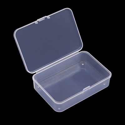 Clear Storage Beads Organizer Plastic Boxes Small Container Storage Tools Pins Nails Screws Case