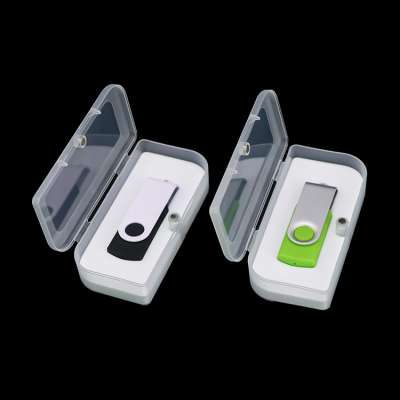 SUNSHING Wholesale USB Holder Gift Box Stick Case  Flash Drive Packing Box Plastic USB Case