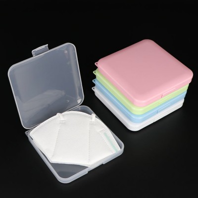 OEM Logo Plastic Packaging Containers Maskcase Storage Maskholder PP Portable Facemask Box Mask Case